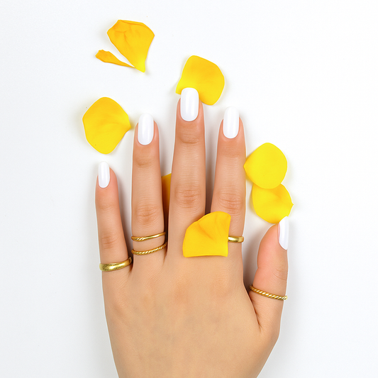 Blanco Radiante | Uñas de gel