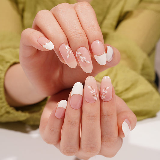 Gold French ✨ | Uñas de gel