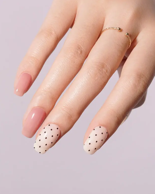 Polka Rosé 💗| Uñas de gel