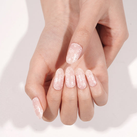 Nude Flower | Uñas de gel
