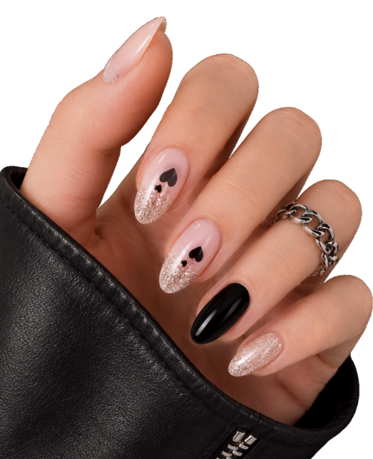 Dark Shine🖤 | Uñas de gel