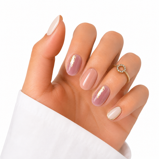 Marmol Gold | Uñas de gel