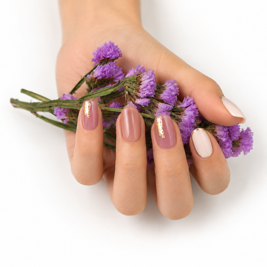 Marmol Gold | Uñas de gel