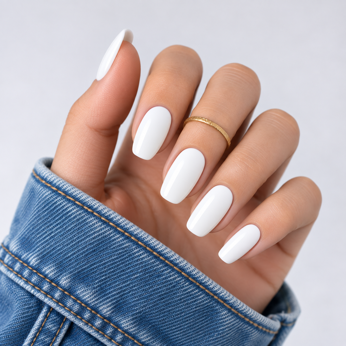 Blanco Radiante | Uñas de gel