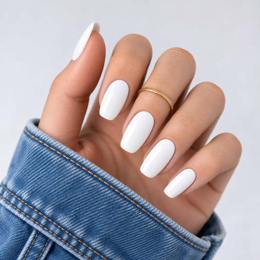 Blanco Radiante | Uñas de gel