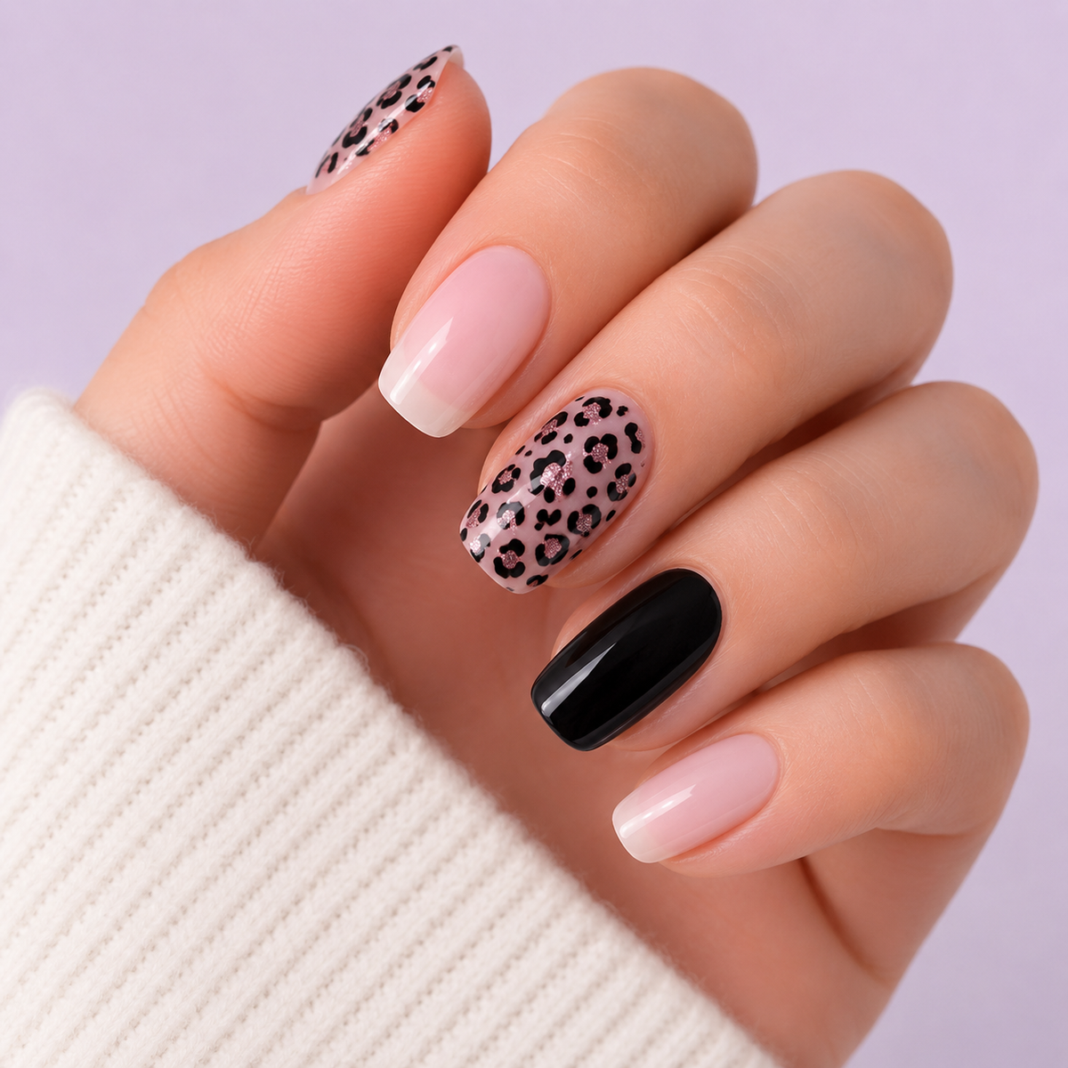 Black Leopard | Uñas de gel