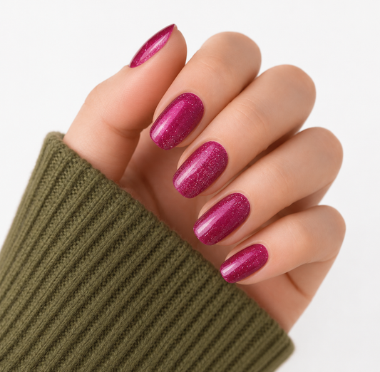 Wine Shiny💖 | Uñas de gel