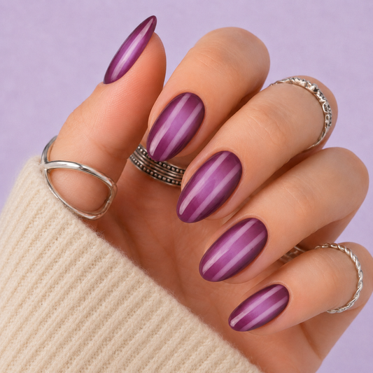 Purple Sky 🌌 | Uñas de gel