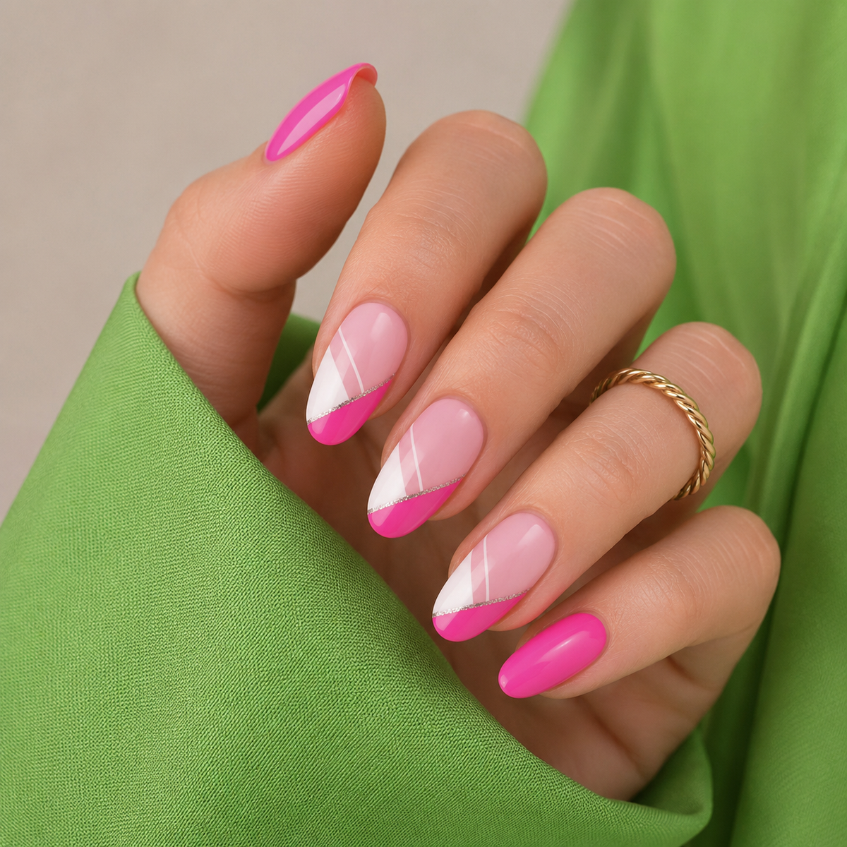 Pink Caribe 🌴| Uñas de gel