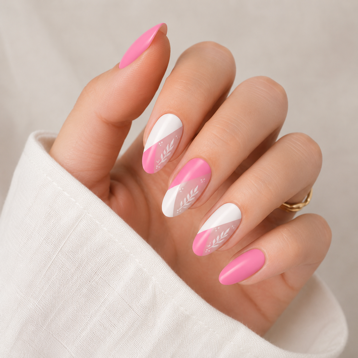 Pink Spring 🌸| Uñas de gel