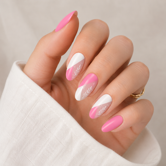 Pink Spring 🌸| Uñas de gel